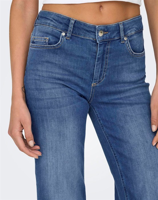 Blush Mid Straight Denim Jeans